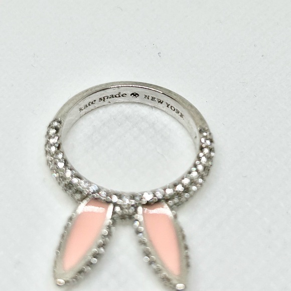 Kate Spade Make Magic Rabbit Ears Cocktail Ring Size 7 - Picture 5 of 6